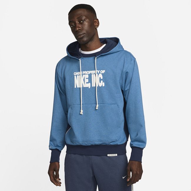 Dri-FIT Standard Issue Men's Pullover Basketball Hoodie - Blue