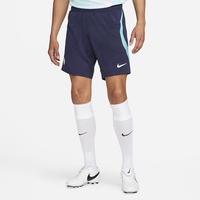 Inter Milan Strike Men's Nike Dri-FIT Knit Football Shorts - Blue