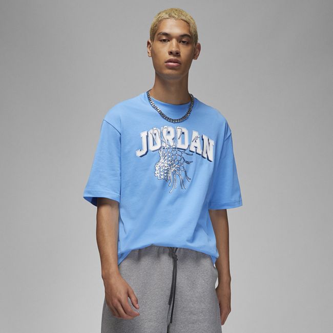 Jordan Sneaker School 85 Men's T-Shirt - Blue