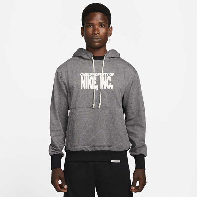 Dri-FIT Standard Issue Men's Pullover Basketball Hoodie - Grey