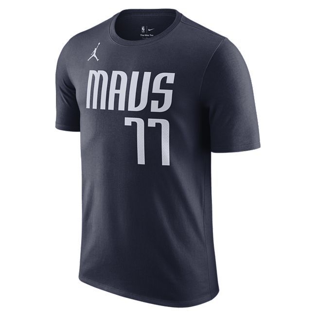 Dallas Mavericks Statement Edition Men's Jordan NBA T-Shirt - Blue