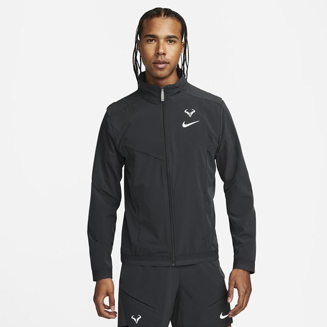 NikeCourt Dri-FIT Rafa Men's Tennis Jacket - Black