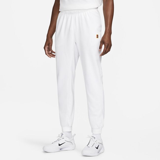 NikeCourt Heritage Men's French Terry Tennis Trousers - White