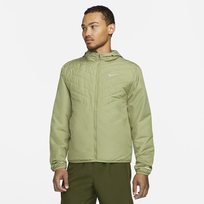 Therma-FIT Repel Men's Synthetic-Fill Running Jacket - Green