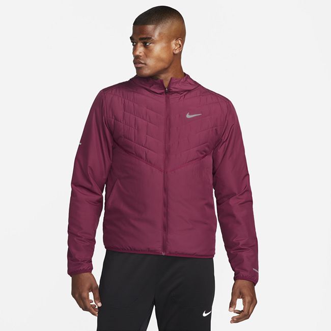 Therma-FIT Repel Men's Synthetic-Fill Running Jacket - Red
