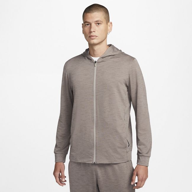 Yoga Dri-FIT Men's Full-Zip Jacket - Grey