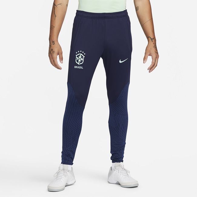 Brazil Strike Men's Nike Dri-FIT Knit Football Pants - Blue
