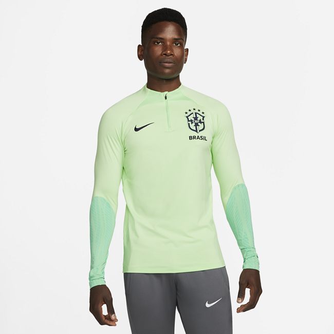 Brazil Strike Men's Nike Dri-FIT Knit Football Drill Top - Green