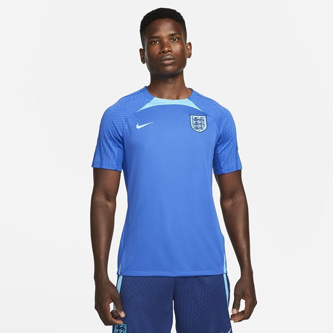 England Strike Men's Nike Dri-FIT Short-Sleeve Football Top - Blue