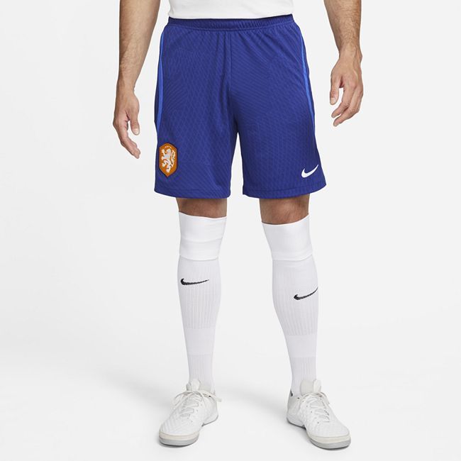 Netherlands Strike Men's Nike Dri-FIT Knit Football Shorts - Blue