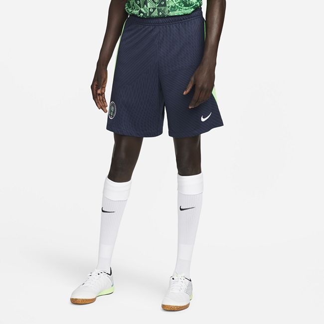 Nigeria Strike Men's Nike Dri-FIT Knit Football Shorts - Blue