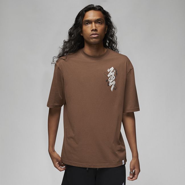 Zion Sneaker School T-Shirt - Brown