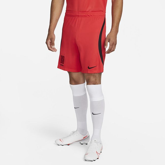 Korea 2022/23 Stadium Home Men's Nike Dri-FIT Football Shorts - Red