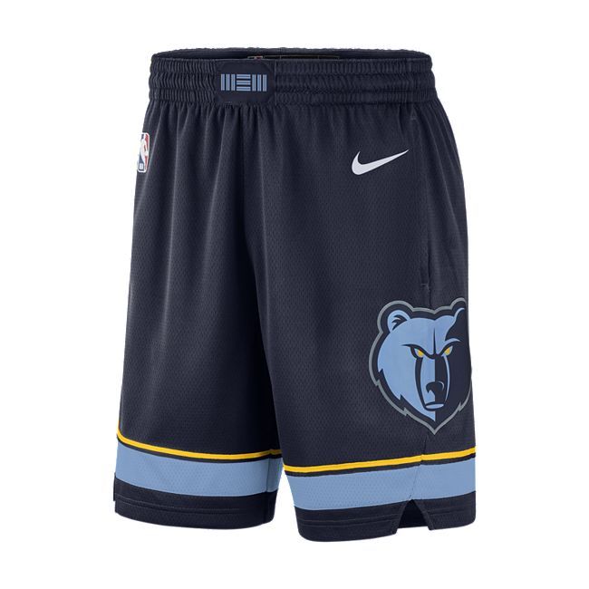 Memphis Grizzlies Icon Edition Men's Nike NBA Swingman Shorts - Blue