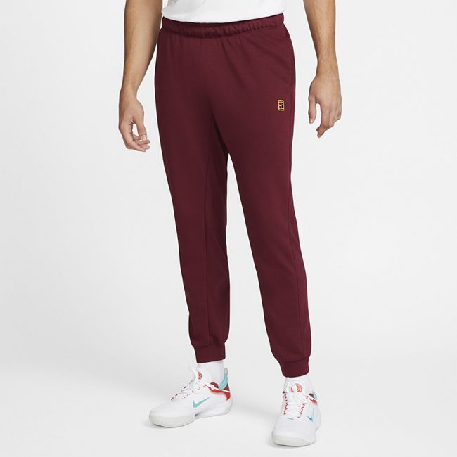 NikeCourt Heritage Men's French Terry Tennis Trousers - Red