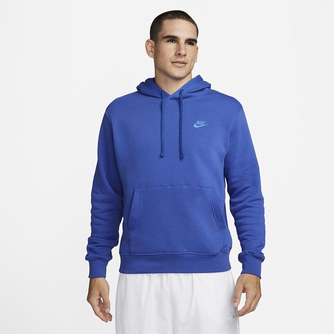 Sportswear Club Fleece Men's Pullover Hoodie - Blue
