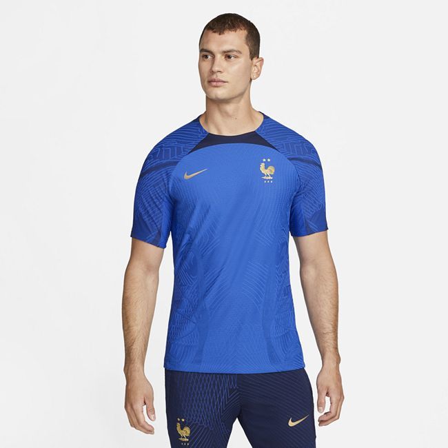 FFF Strike Elite Men's Nike Dri-FIT ADV Short-Sleeve Football Top - Blue