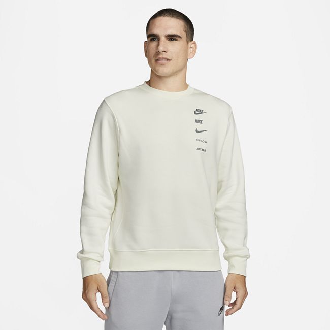 Sportswear Standard Issue Men's Crew-Neck Sweatshirt - White
