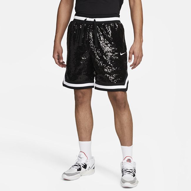 Dri-FIT Men's Premium Sequin 20cm (approx.) Basketball Shorts - Black