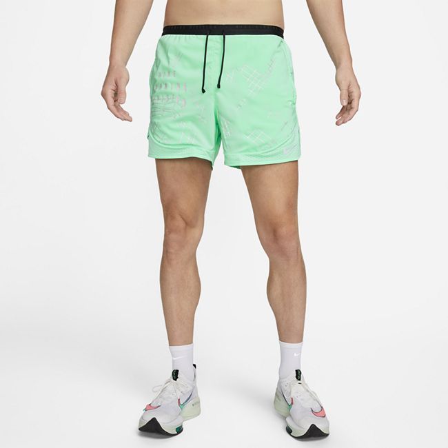 Dri-FIT Stride Run Division Men's 13cm (approx.) Brief-Lined Running Shorts - Green
