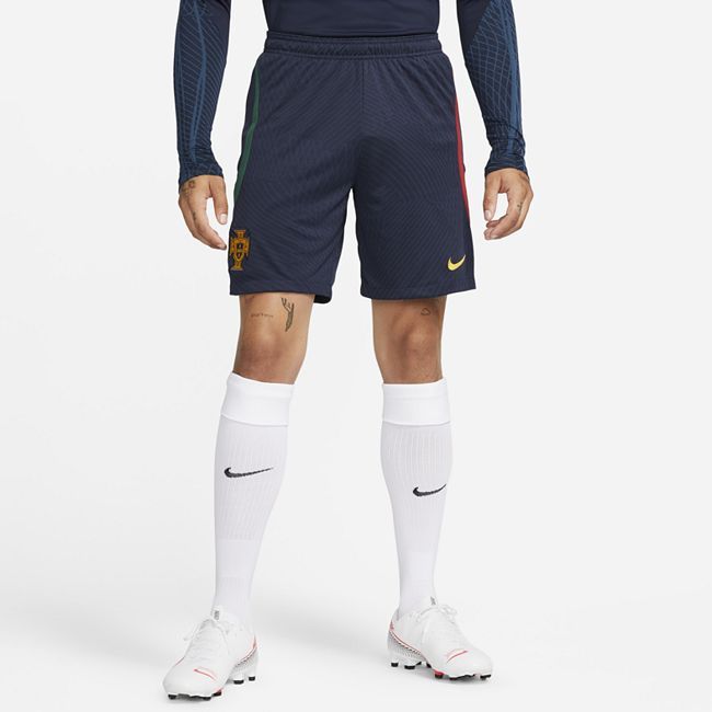 Portugal Strike Men's Nike Dri-FIT Knit Football Shorts - Blue
