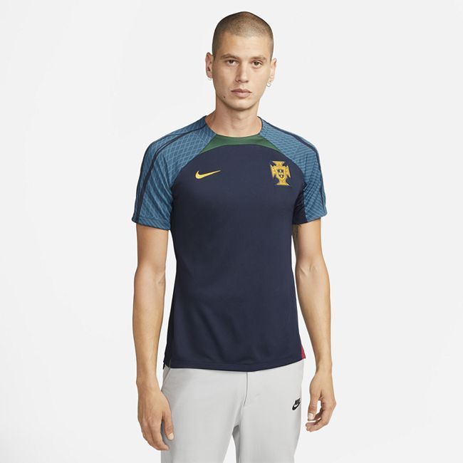 Portugal Strike Men's Nike Dri-FIT Short-Sleeve Football Top - Blue