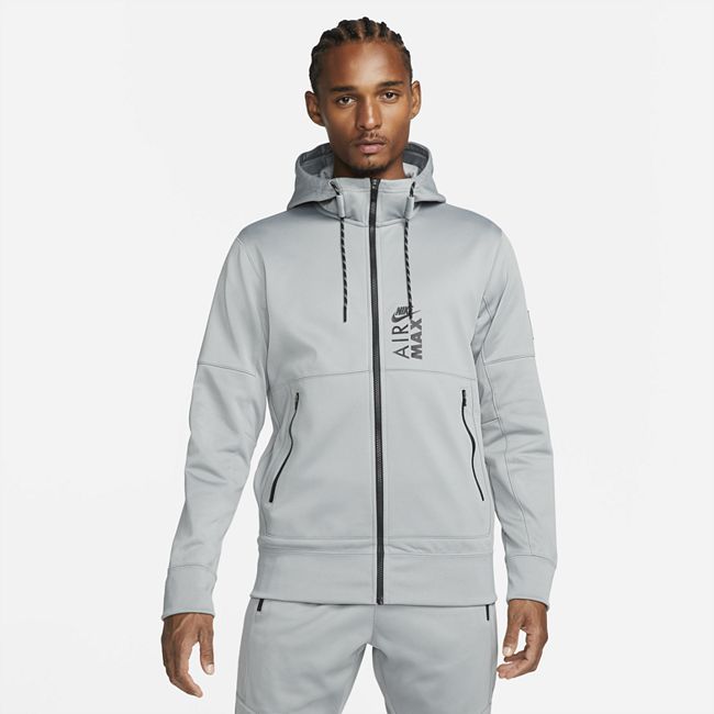 Sportswear Air Max Men's Full-Zip Hoodie - Grey