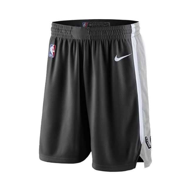 San Antonio Spurs Icon Edition Men's Nike NBA Swingman Shorts - Black