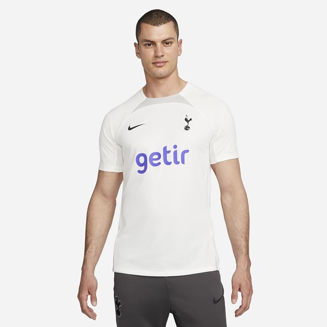 Tottenham Hotspur Strike Men's Nike Dri-FIT Short-Sleeve Football Top - White