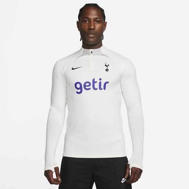 Tottenham Hotspur Strike Men's Nike Dri-FIT Knit Football Drill Top - White