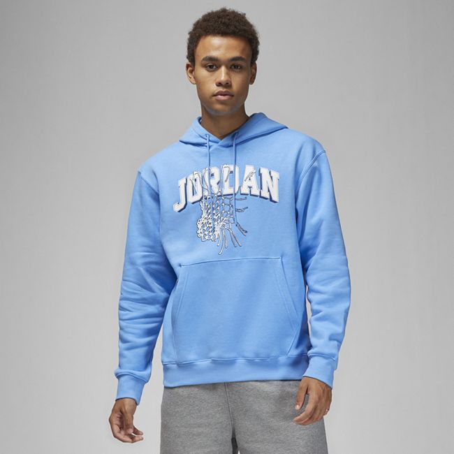 Jordan Sneaker School Men's Pullover Hoodie - Blue