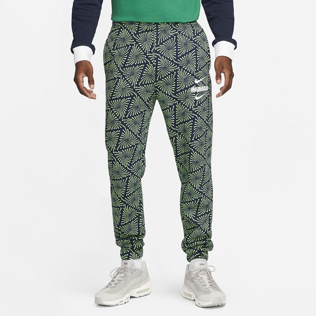 Nigeria Men's Fleece Football Pants - Green