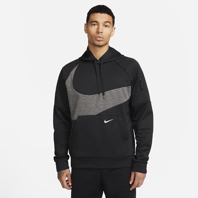 Therma-FIT Men's Pullover Fitness Hoodie - Black
