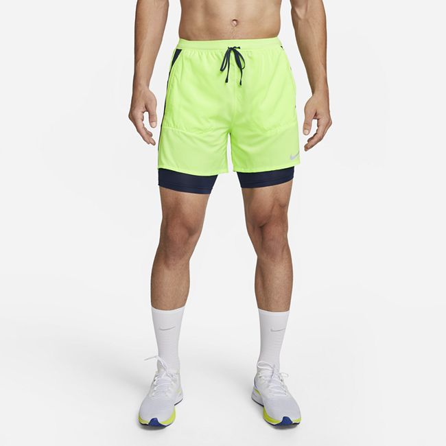 Dri-FIT Stride Men's 18cm (approx.) Lined Running Shorts - Green