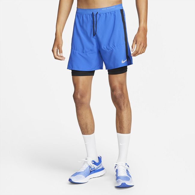 Dri-FIT Stride Men's 18cm (approx.) Lined Running Shorts - Blue