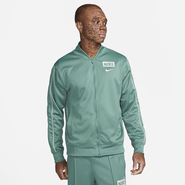 Sportswear Men's Retro Bomber Jacket - Green