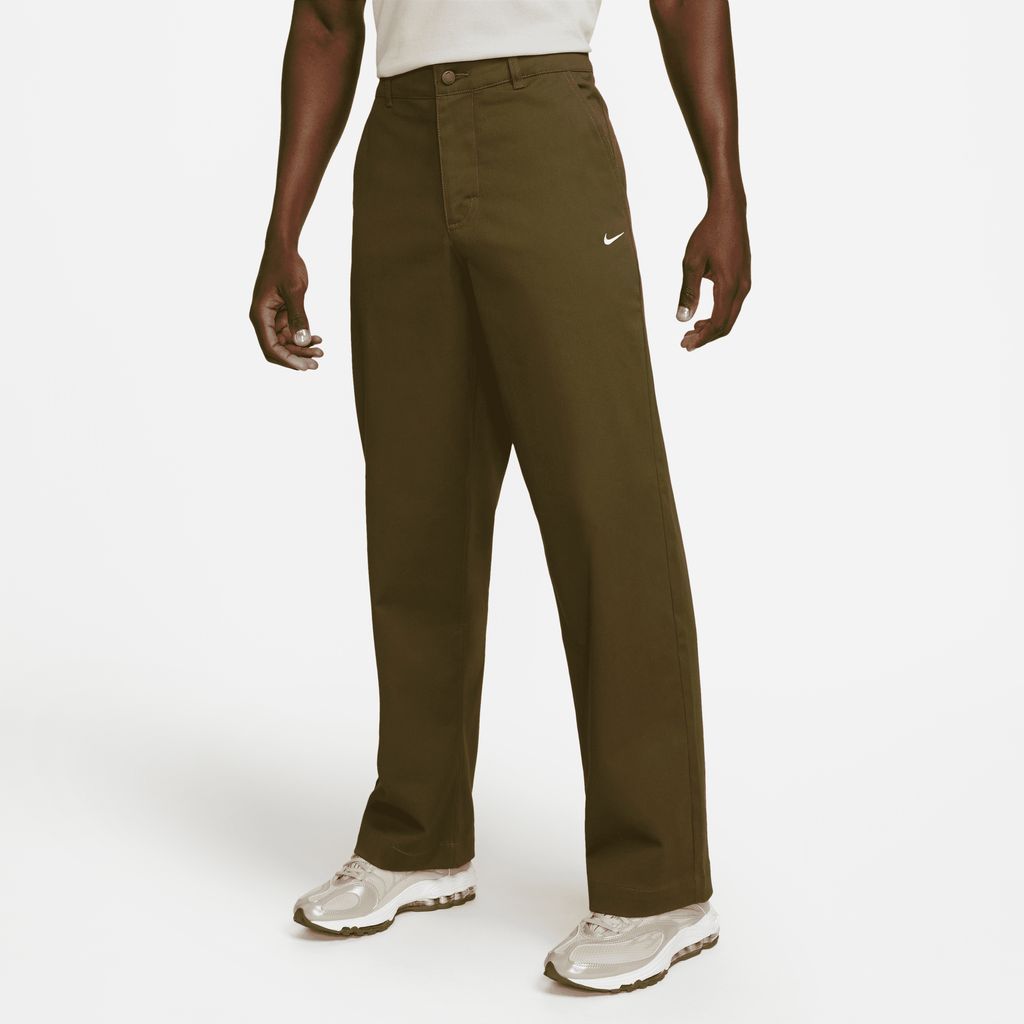 Life Men's Unlined Cotton Chino Trousers - Green