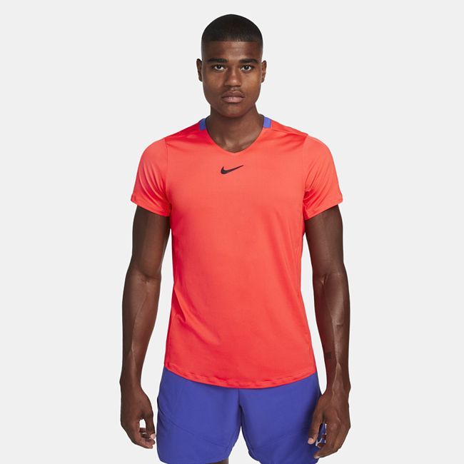 NikeCourt Dri-FIT Advantage Men's Tennis Top - Red