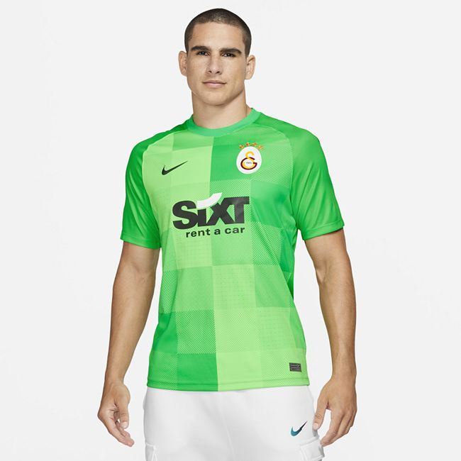 Galatasaray Goalkeeper Men's Short-Sleeve Football Top - Green