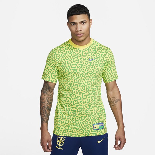 Brazil Men's Nike Ignite T-Shirt - Yellow