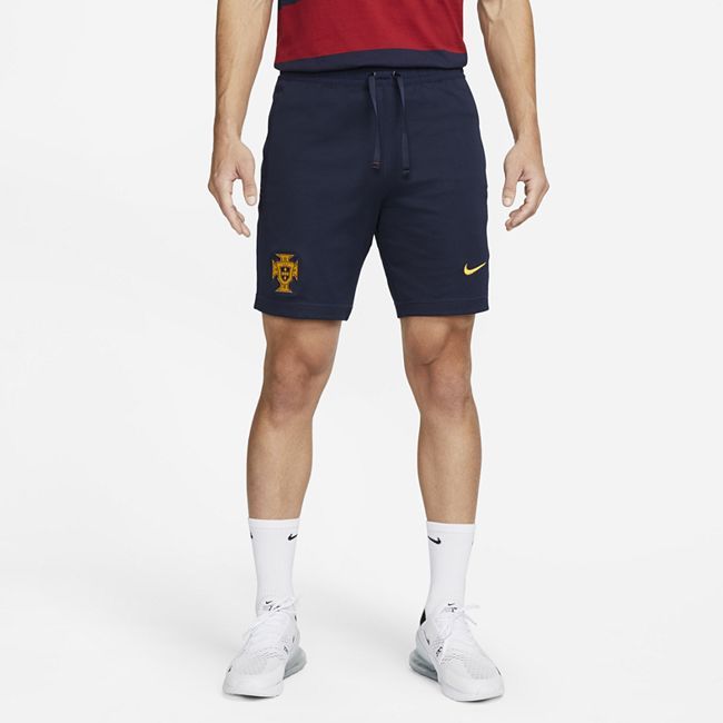 Portugal Men's Knit Football Shorts - Blue