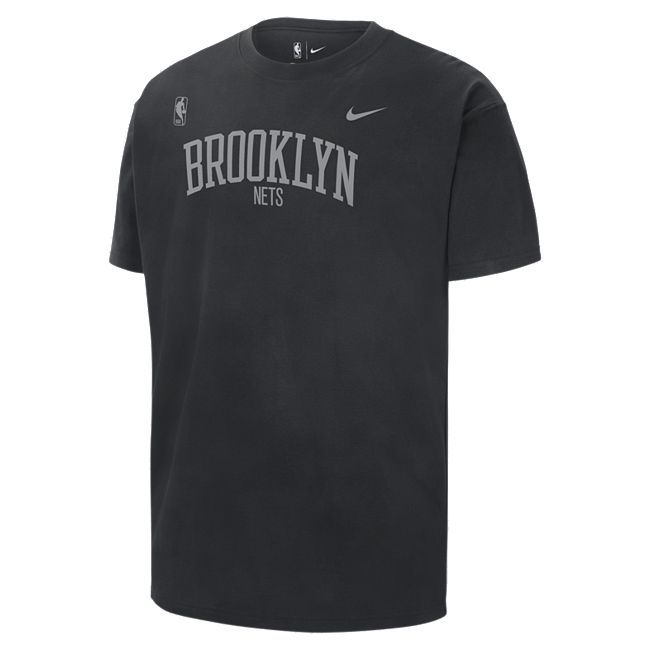 Brooklyn Nets Courtside Max 90 Men's Nike NBA T-Shirt - Black