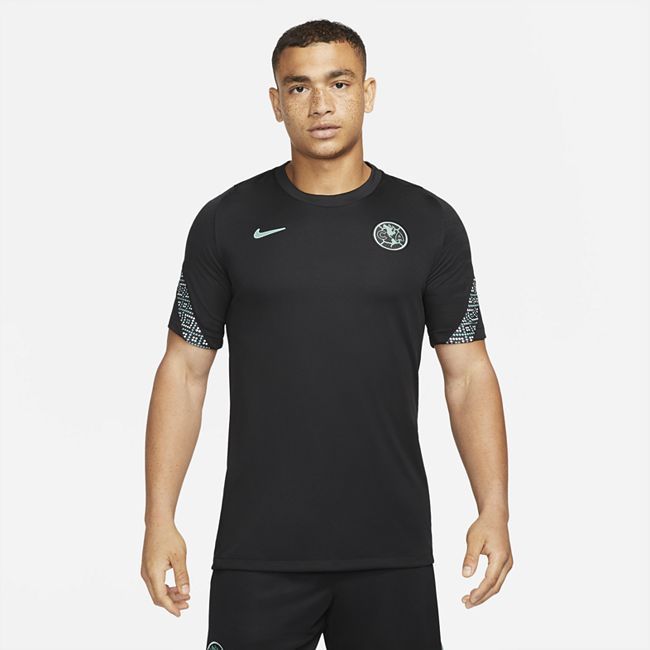 Club América Strike Men's Dri-FIT Short-Sleeve Football Top - Black
