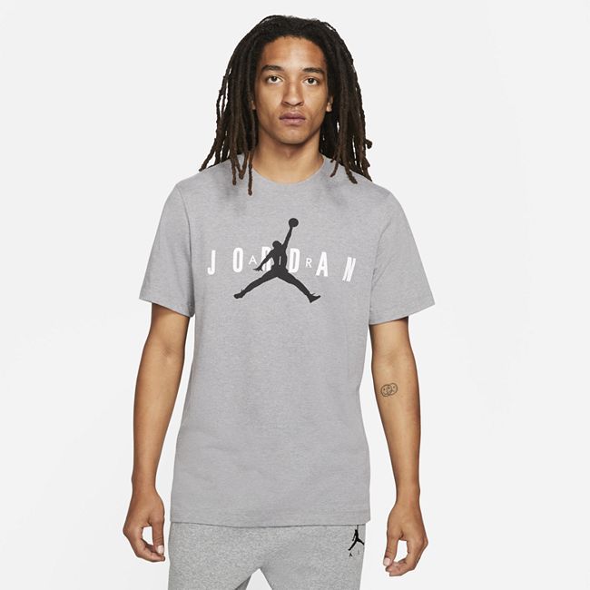 Jordan Air Wordmark Men's T-Shirt - Grey