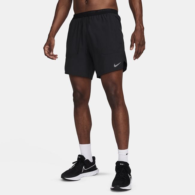Dri-FIT Stride Men's 18cm (approx.) 2-In-1 Running Shorts - Black