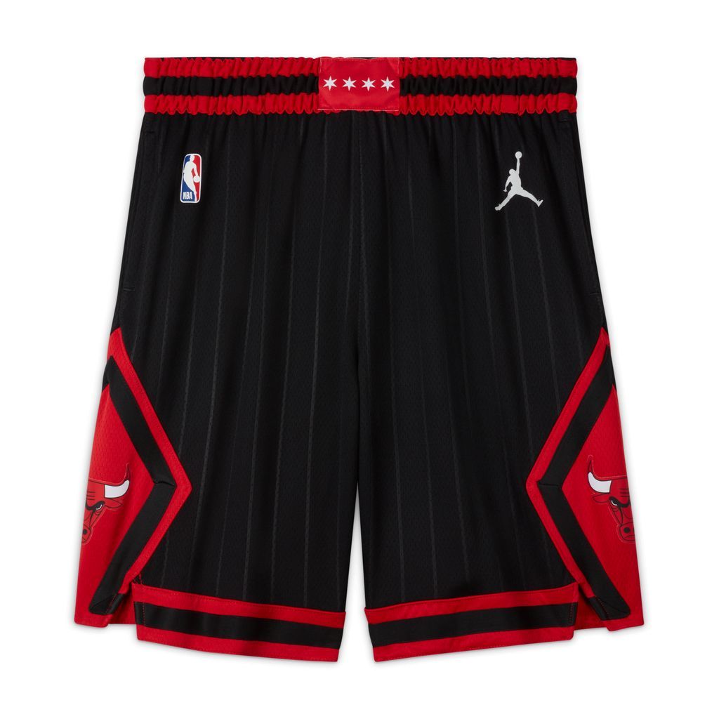 Chicago Bulls Statement Edition Men's Jordan NBA Swingman Shorts - Black - Polyester