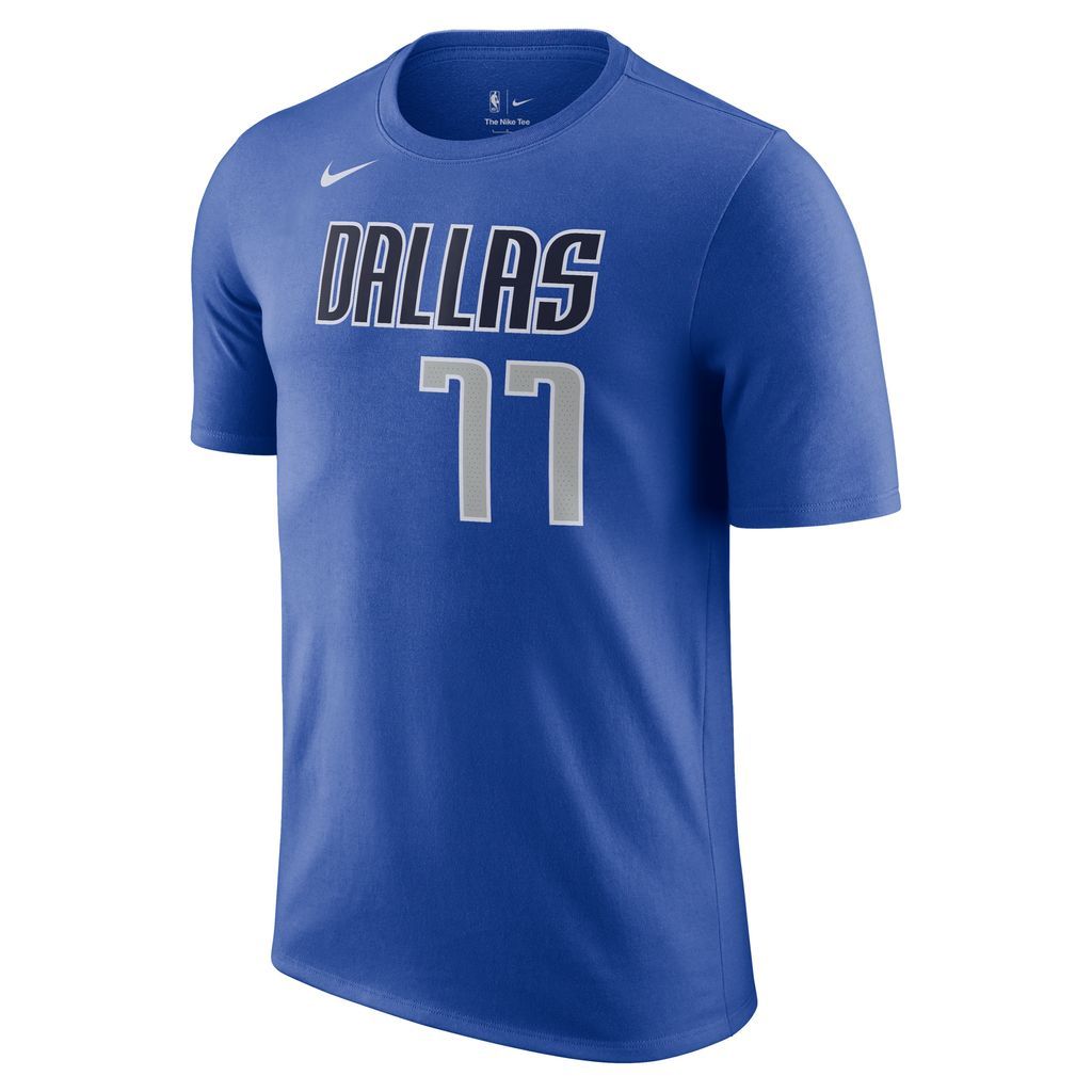 Dallas Mavericks Men's Nike NBA T-Shirt - Blue - Cotton