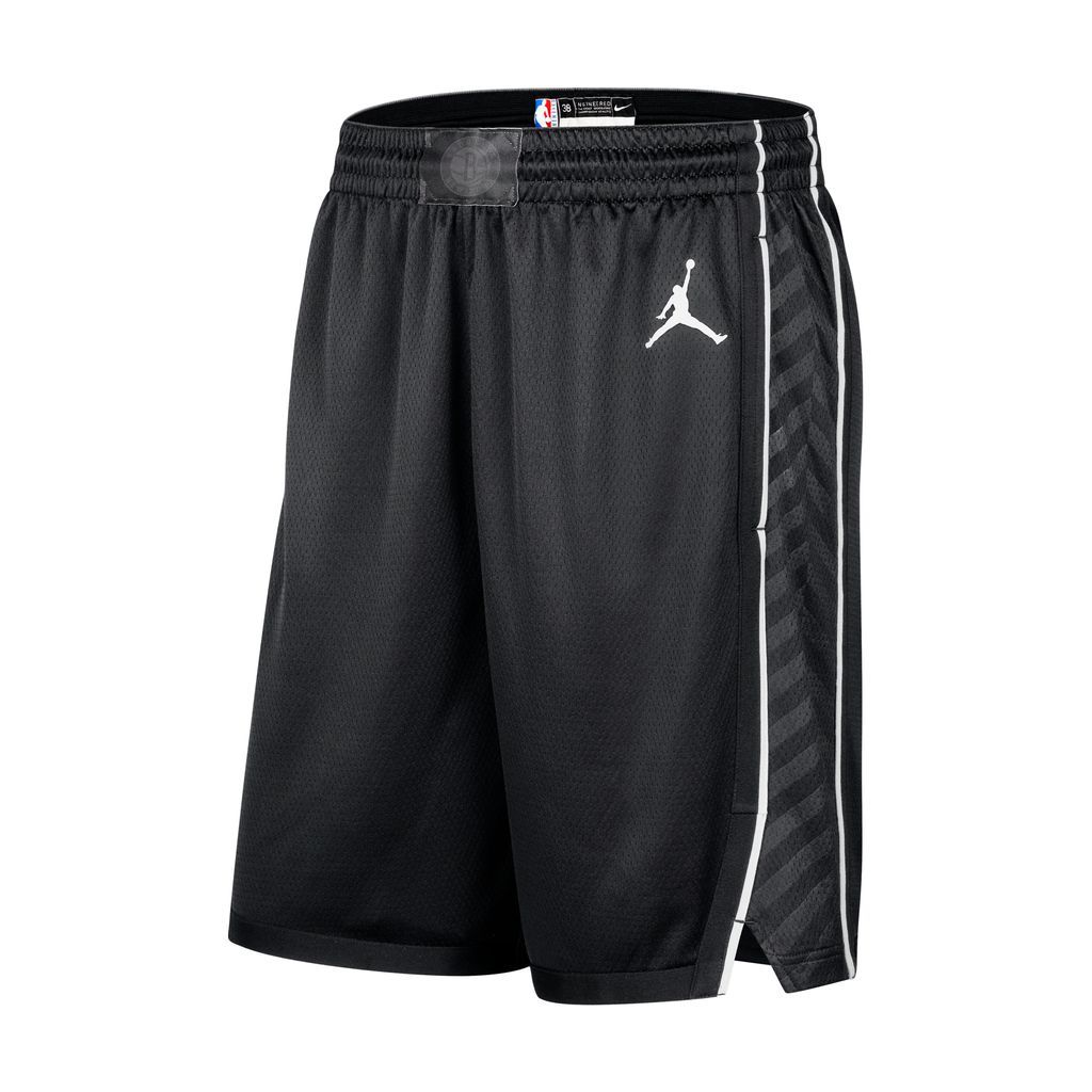 Brooklyn Nets Statement Edition Men's Jordan Dri-FIT NBA Swingman Basketball Shorts - Black - Polyester