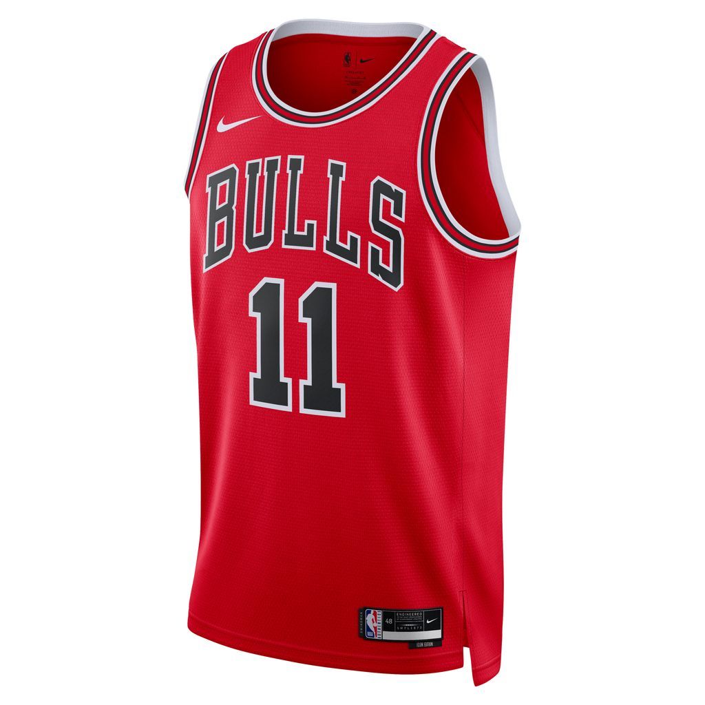 Chicago Bulls Icon Edition 2022/23 Men's Nike Dri-FIT NBA Swingman Jersey - Red - Polyester