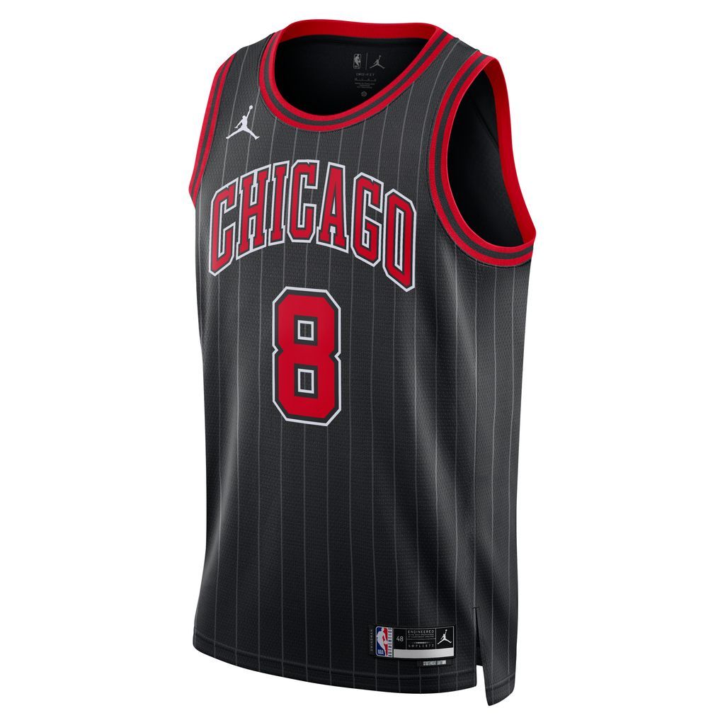 Chicago Bulls Statement Edition Men's Jordan Dri-FIT NBA Swingman Jersey - Black - Polyester